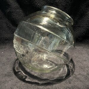 Cookie Jar. “Nabisco” National Biscuit Company 10” diameter, 6” opening, Vintage